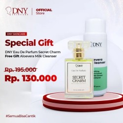 DNY SKINCARE - Eau De Parfum Secret Charm Free Gift Aloevera Milk Cleanser