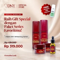 (Free Aloevera Milk Cleanser With Scent) Paket DNY Whitening Series - Day Cream White